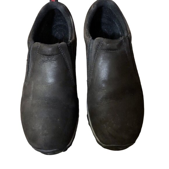 Merrell Jungle Moc Black Suede Slip-On Shoes Mens 8 Comfort Casual - Picture 11 of 14